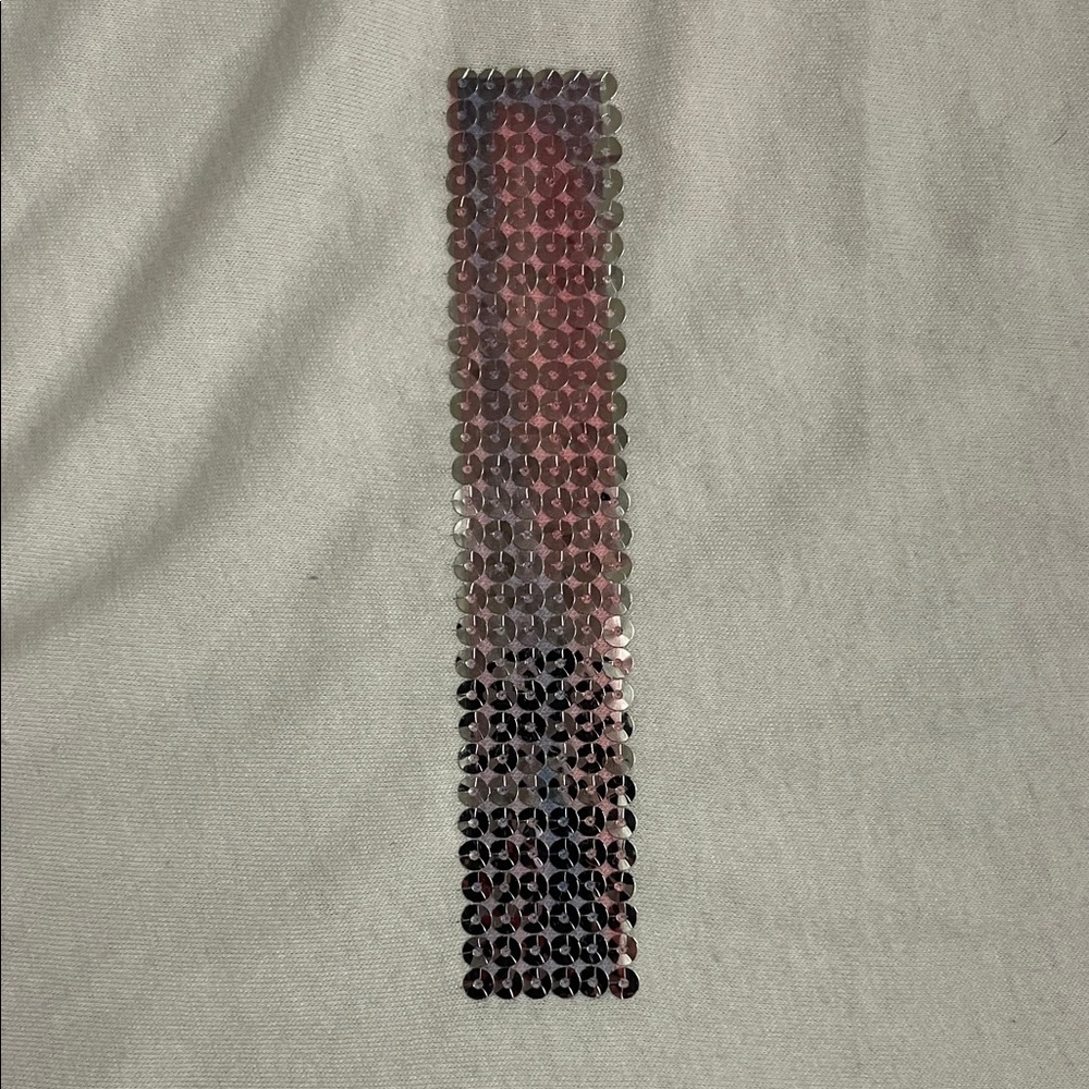 Victoria’s Secret  PINK Vintage Bling Tee Size Lg Irredescent Letters NWOT - Picture 11 of 14
